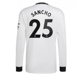 Herren Fußballbekleidung Manchester United Jadon Sancho #25 Auswärtstrikot 2022-23 Langarm